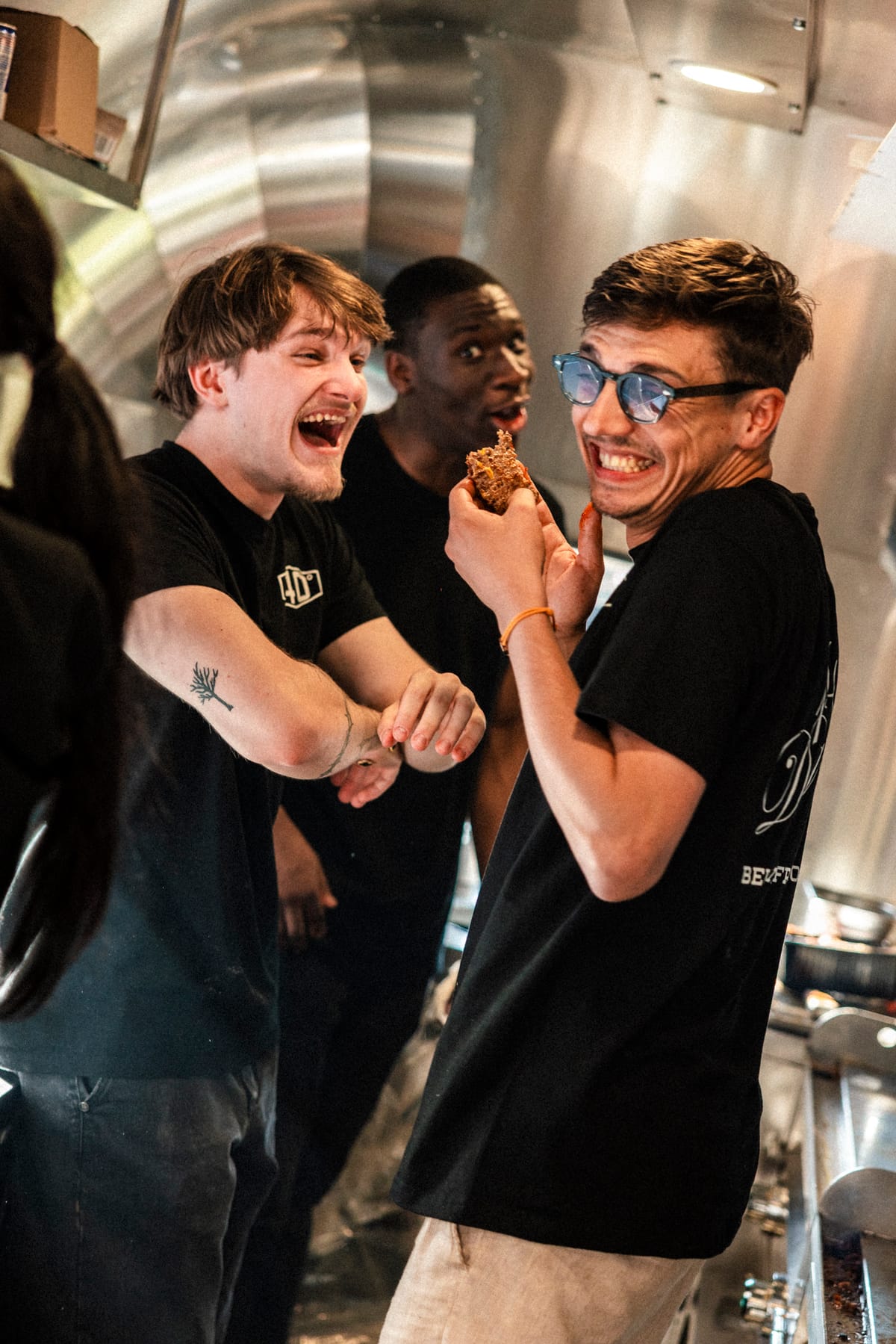 L'équipe 140° dans le foodtruck