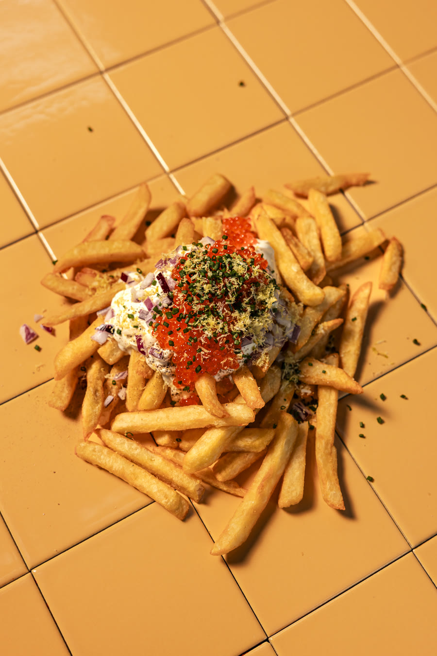 Frites garnies 140°