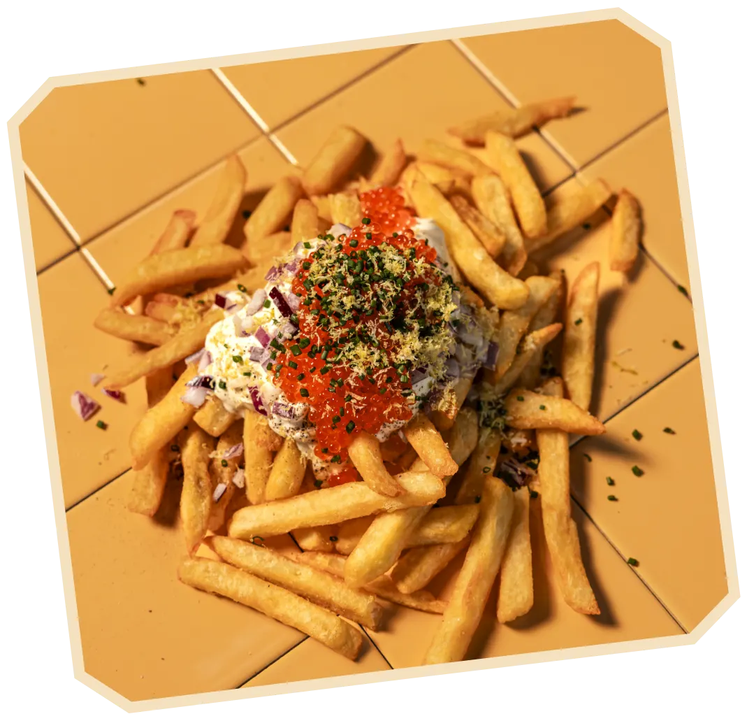 Frites garnies 140°