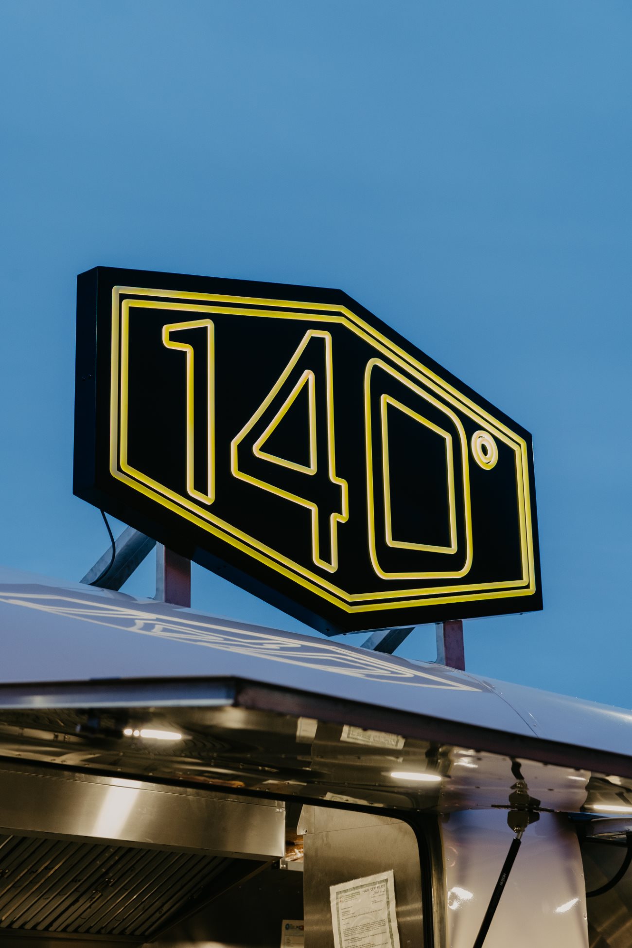 Enseigne lumineuse 140 Degres